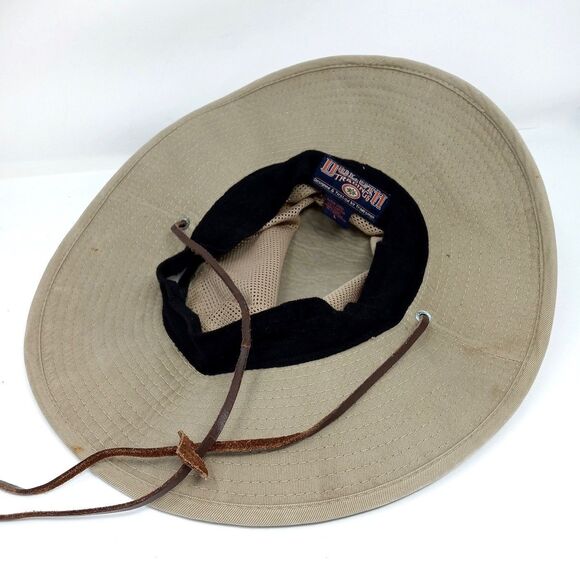 Duluth Trading Bucket Hat Size LARGE Boonie Sun Vented Chin Strap Hike Hunt Fish - Picture 7 of 9
